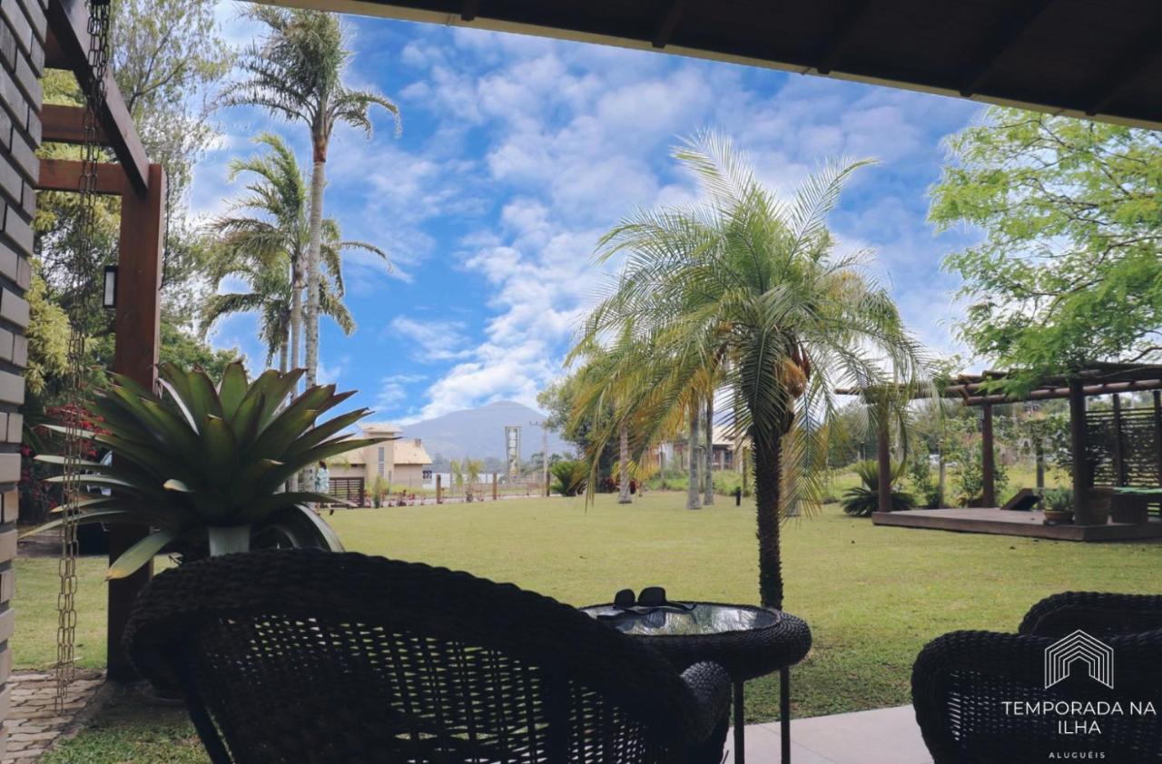 Casa De Praia No Rosa - Vista Para Lagoa De Ibiraquera Імбітуба Екстер'єр фото