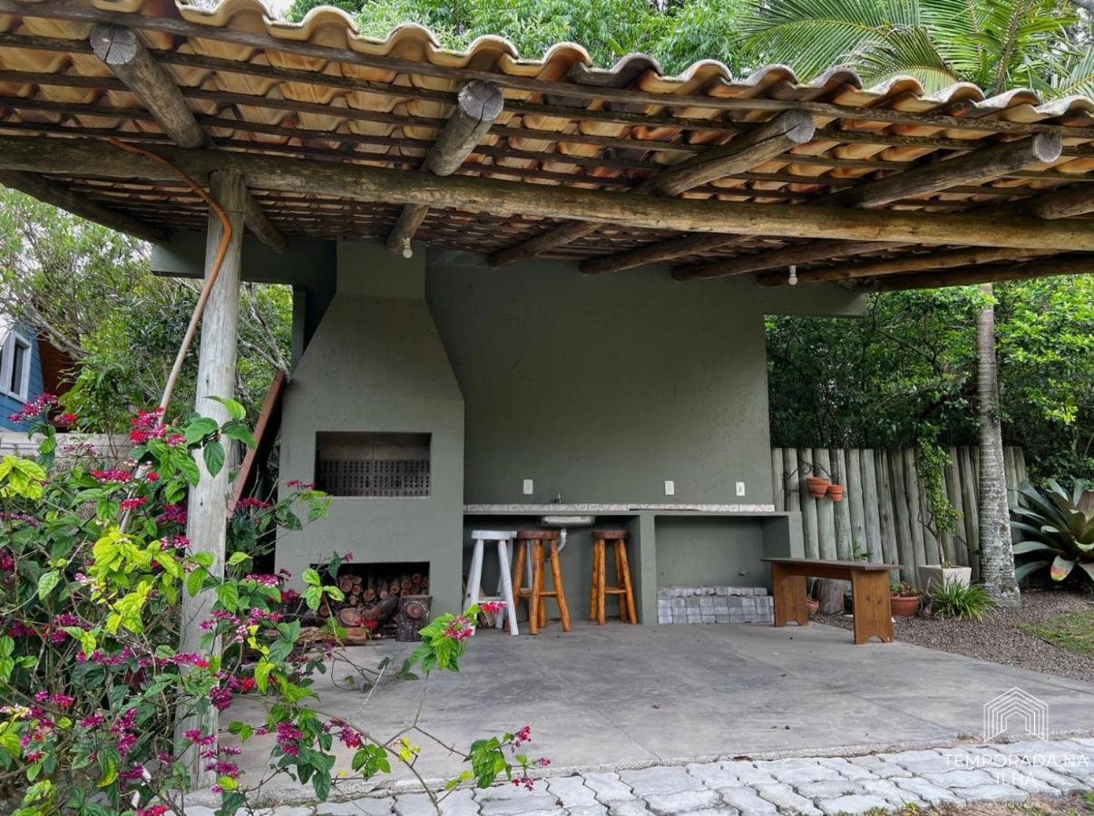 Casa De Praia No Rosa - Vista Para Lagoa De Ibiraquera Імбітуба Екстер'єр фото